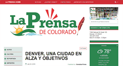 Desktop Screenshot of laprensadecolorado.com